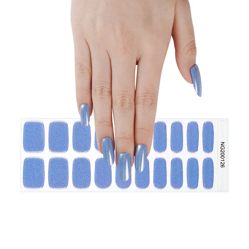 Blue Sky — Semi-Cured Gel Nail Wraps