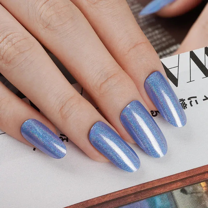 Blue Sky — Semi-Cured Gel Nail Wraps