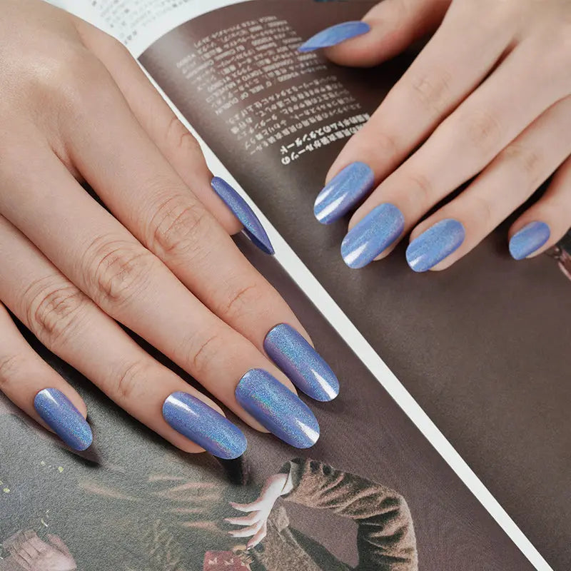 Blue Sky — Semi-Cured Gel Nail Wraps