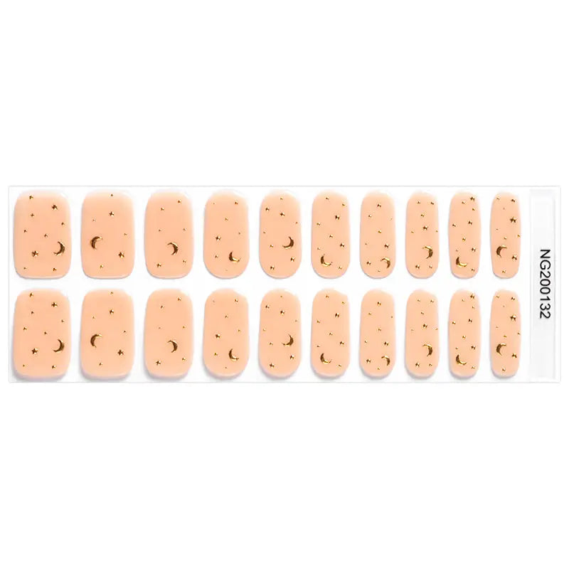Stars Moon — Semi-Cured Gel Nail Wraps