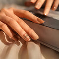 Uk Purple Cat Eye Manicure — Semi-Cured Gel Nail Wraps