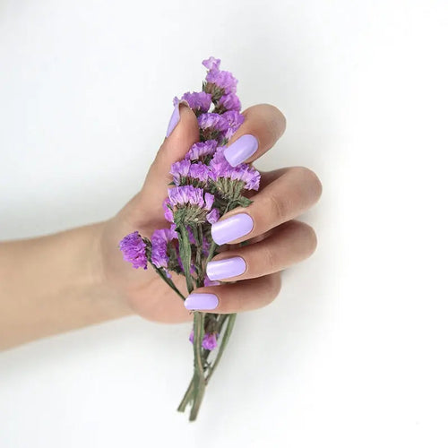Bright Purple — Semi-Cured Gel Nail Wraps