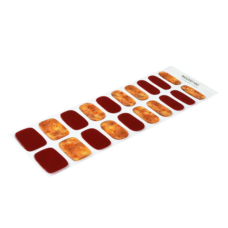 Featuring A Myriad Of Striking Designs Custom Autumn Nail Art — Semi-Cured Gel Nail Wraps