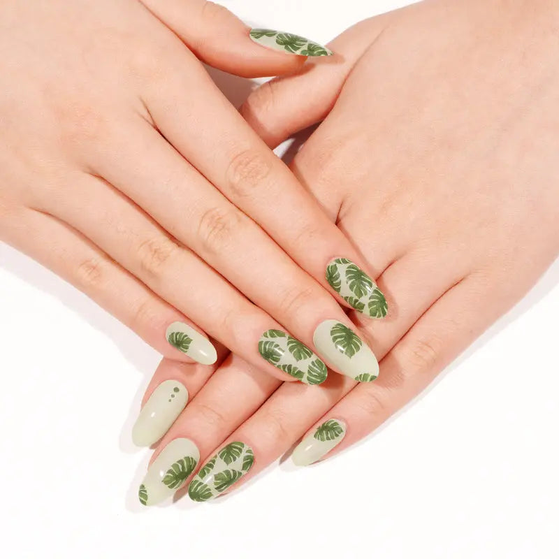 Palm Stickers Summer Strips — Semi-Cured Gel Nail Wraps