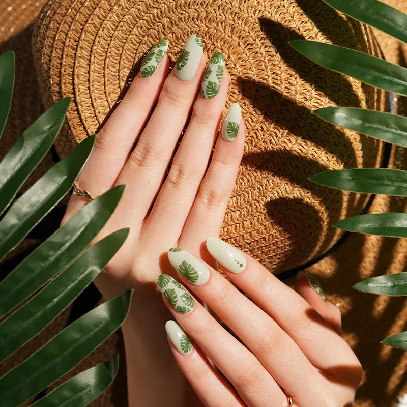 Palm Stickers Summer Strips — Semi-Cured Gel Nail Wraps
