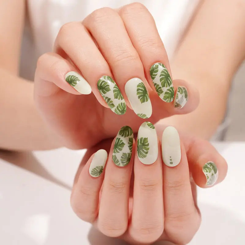 Palm Stickers Summer Strips — Semi-Cured Gel Nail Wraps