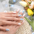 Perfect Gel For Flawless Blue Flax — Semi-Cured Gel Nail Wraps