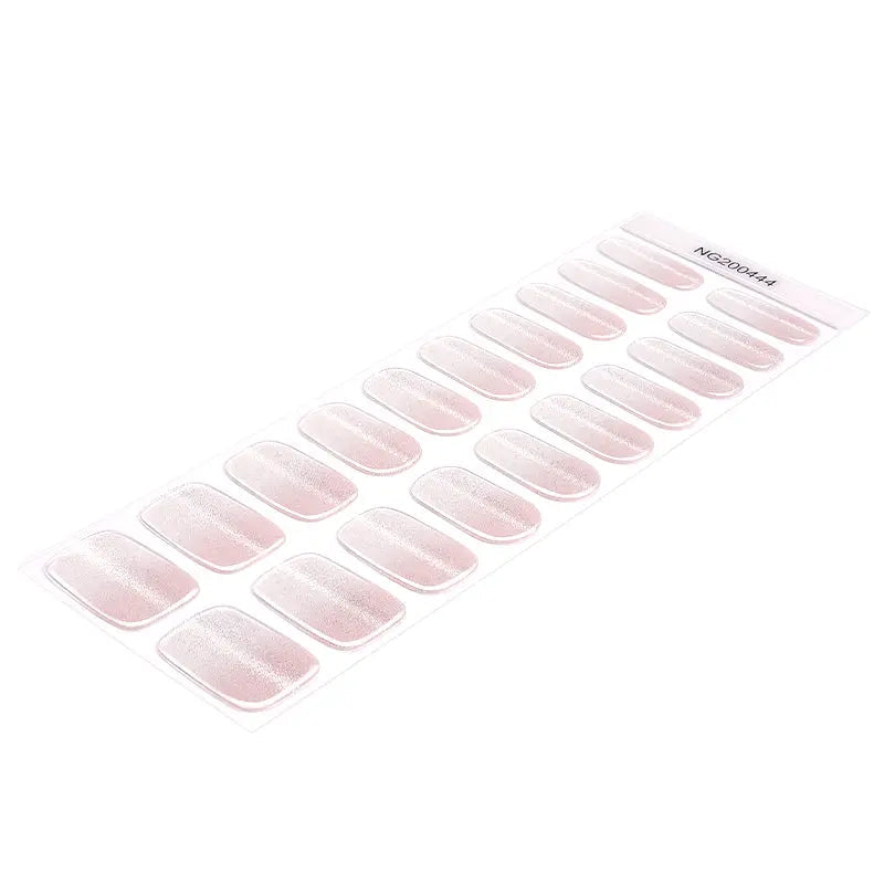 Pink Cat-eye Designs — Semi-Cured Gel Nail Wraps