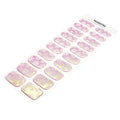 Pink Floral — Semi-Cured Gel Nail Wraps