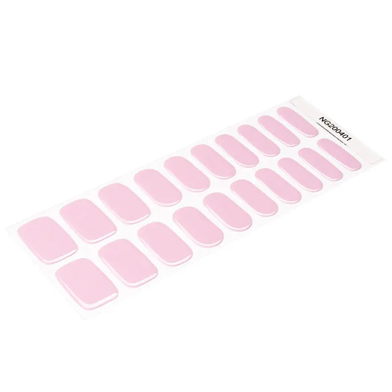 Pink Gel Designs — Semi-Cured Gel Nail Wraps