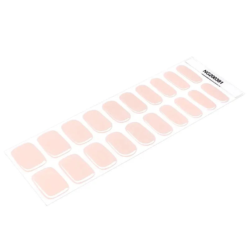 Pink Gel Color — Semi-Cured Gel Nail Wraps