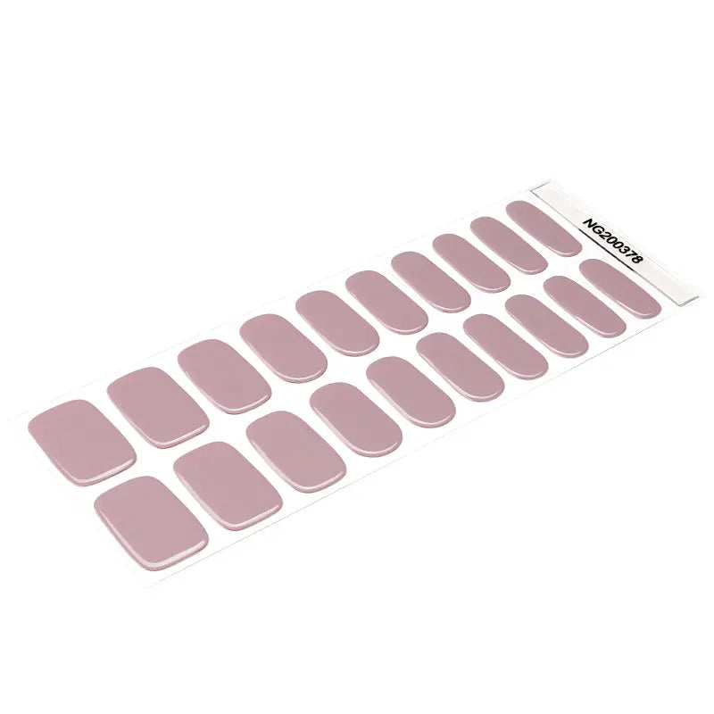 Pink Gel Summer Designs — Semi-Cured Gel Nail Wraps