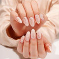 Pink Stickers Solar Celestial Art — Semi-Cured Gel Nail Wraps