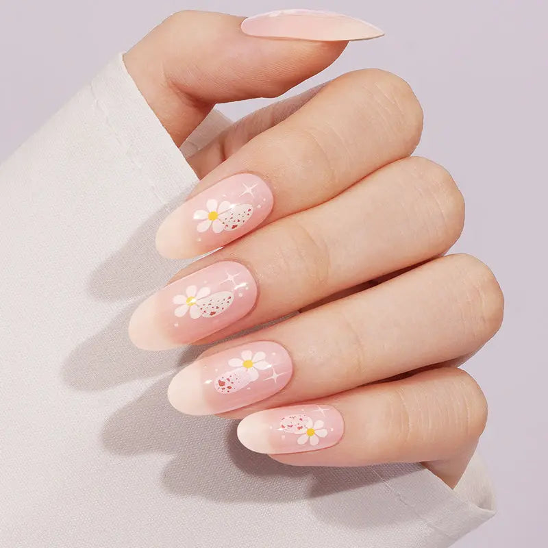 Pink — Semi-Cured Gel Nail Wraps