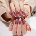 Pink-mirror Strips For Salon-Quality Manicure — Semi-Cured Gel Nail Wraps