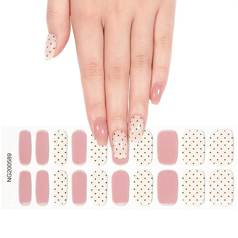 Polka Dot – Customizable For & — Semi-Cured Gel Nail Wraps