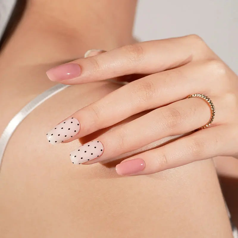 Polka Dot – Customizable For & — Semi-Cured Gel Nail Wraps