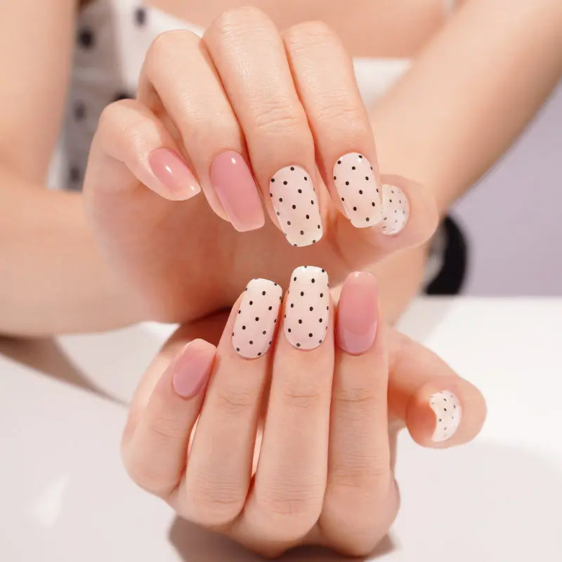 Polka Dot – Customizable For & — Semi-Cured Gel Nail Wraps