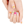 Press On Semi-Transparent Dainty Daisy Decorations — Semi-Cured Gel Nail Wraps