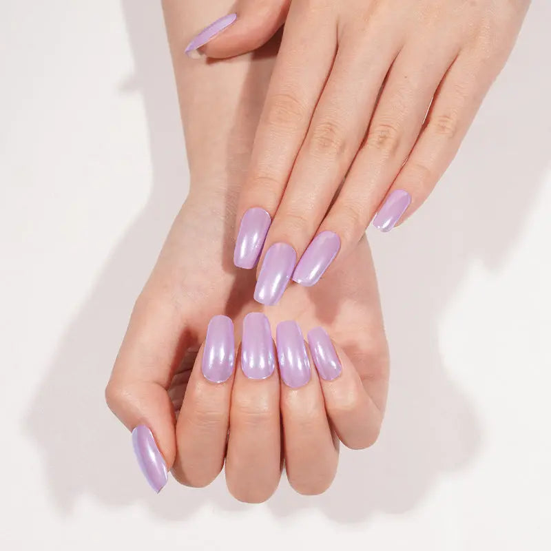 Purple Chrome – Customizable / Solutions For Your Brand — Semi-Cured Gel Nail Wraps