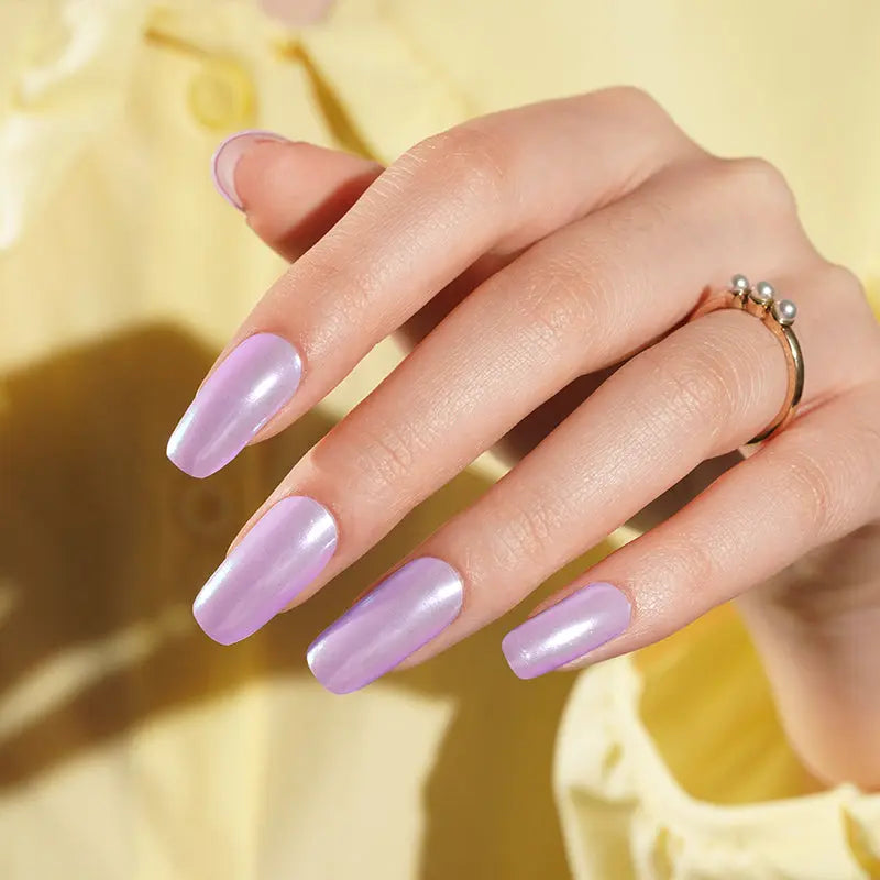Purple Chrome – Customizable / Solutions For Your Brand — Semi-Cured Gel Nail Wraps