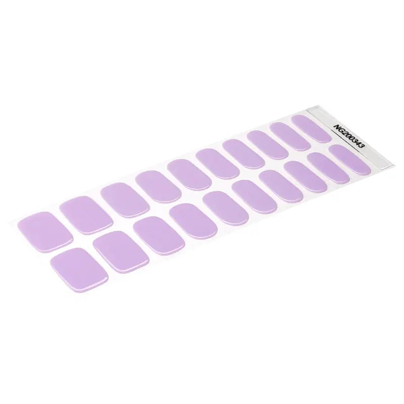 Purple Gel Gel Colors — Semi-Cured Gel Nail Wraps