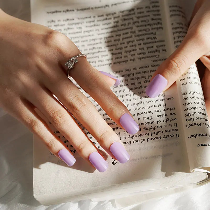 Purple Gel Gel Colors — Semi-Cured Gel Nail Wraps