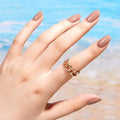 Brown Gel Solid Designs — Semi-Cured Gel Nail Wraps
