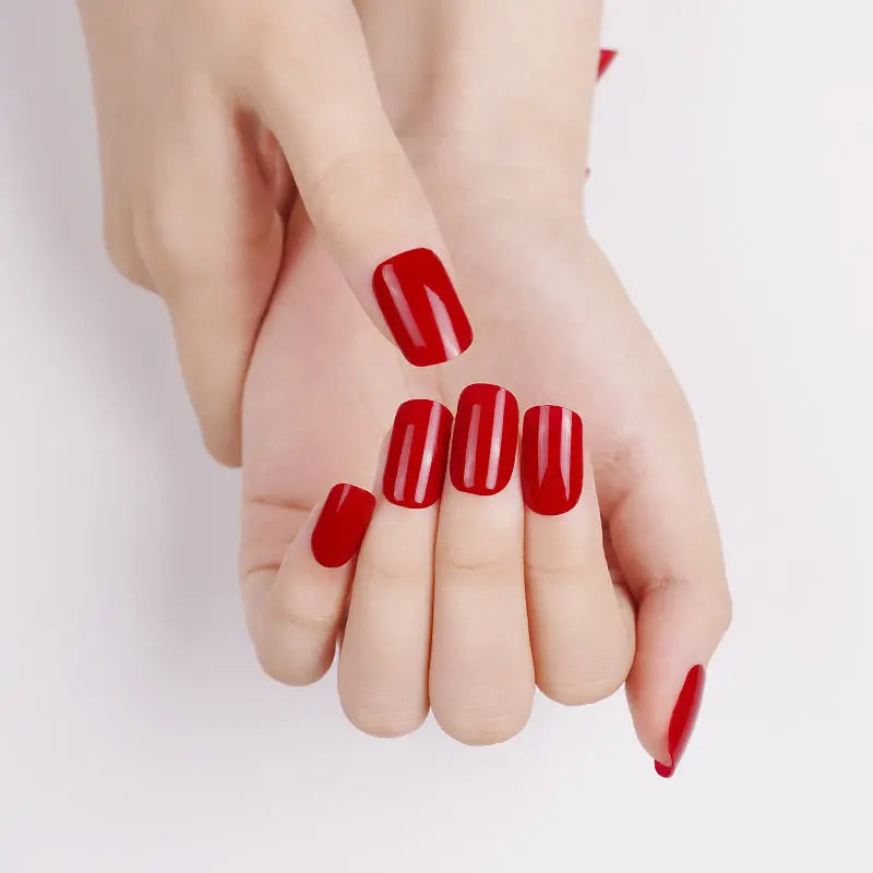 Red Strengthener Wraps — Semi-Cured Gel Nail Wraps