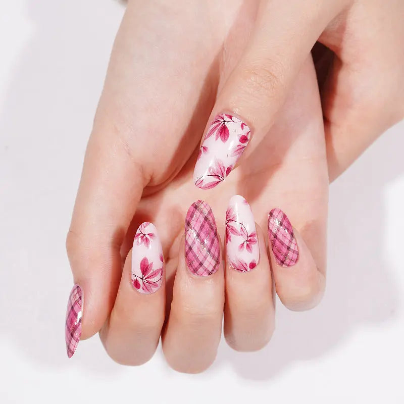 Stickers Plaid Designs — Semi-Cured Gel Nail Wraps