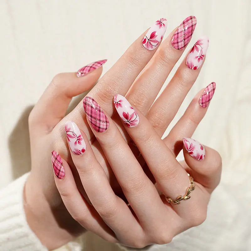 Stickers Plaid Designs — Semi-Cured Gel Nail Wraps