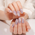 Stickers Plum And Daisy Strips — Semi-Cured Gel Nail Wraps