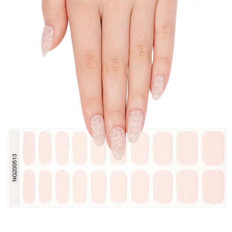 Stickers Shattered Touch Strips — Semi-Cured Gel Nail Wraps