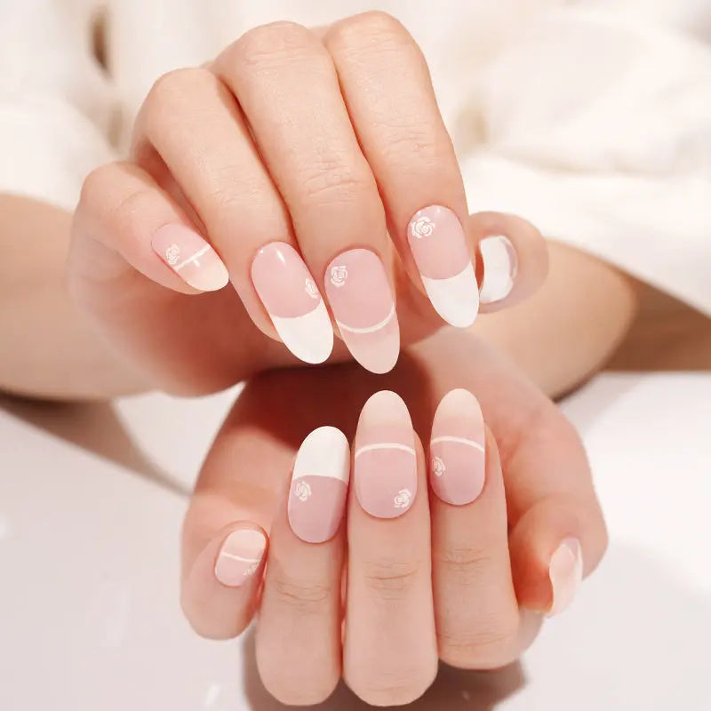 Stickers French Gel Designs — Semi-Cured Gel Nail Wraps