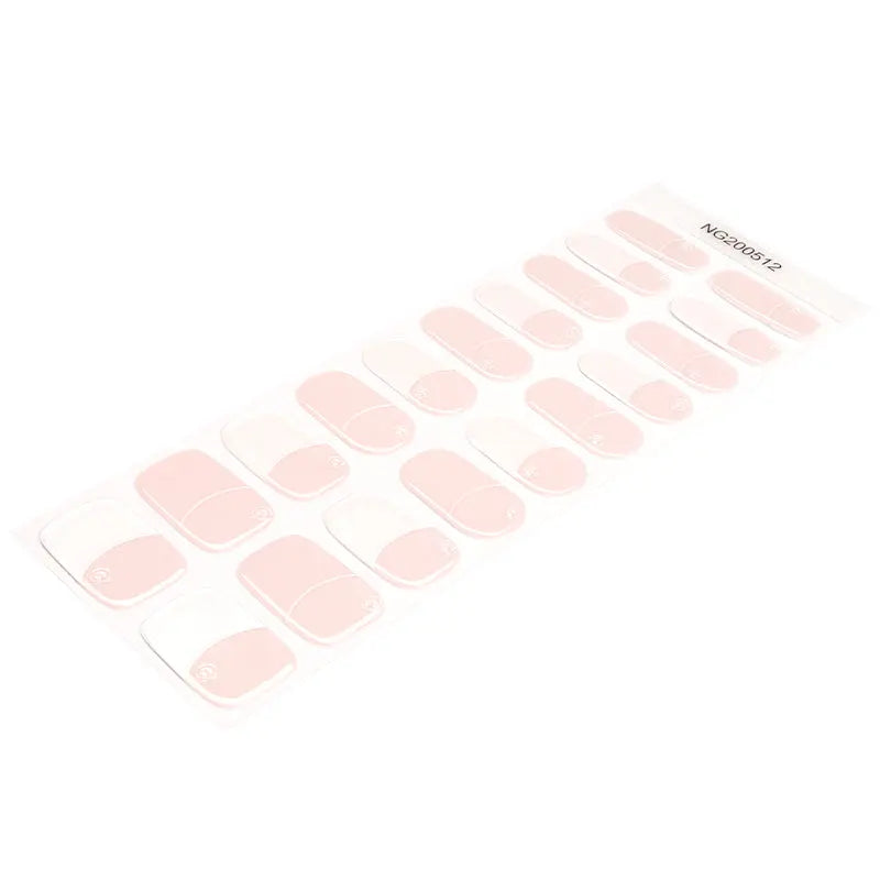 Stickers French Gel Designs — Semi-Cured Gel Nail Wraps