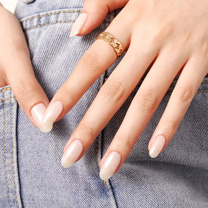Strips Solid Color Gel Stickers — Semi-Cured Gel Nail Wraps