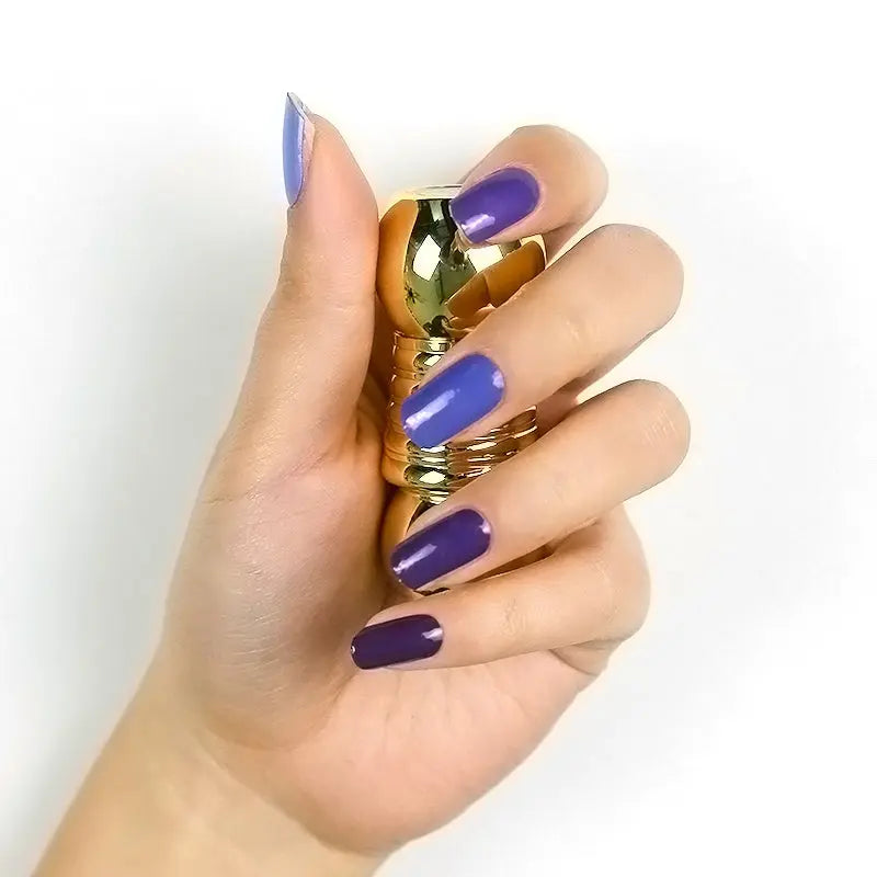 Blue Gradient — Semi-Cured Gel Nail Wraps