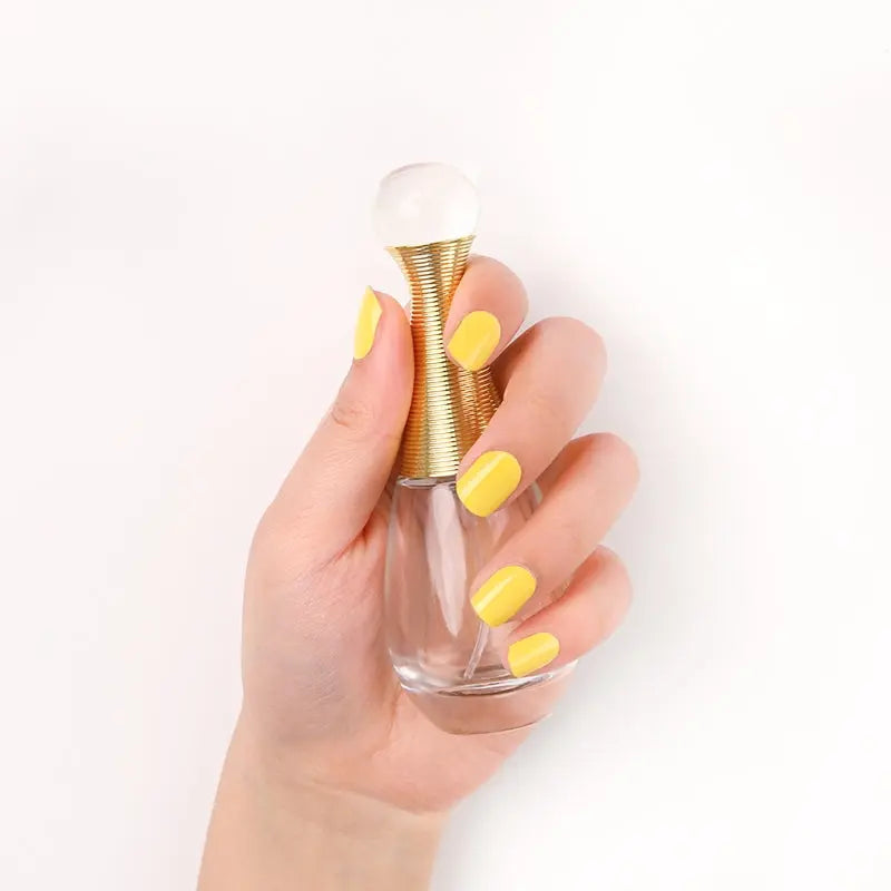 Lemon Yellow — Semi-Cured Gel Nail Wraps