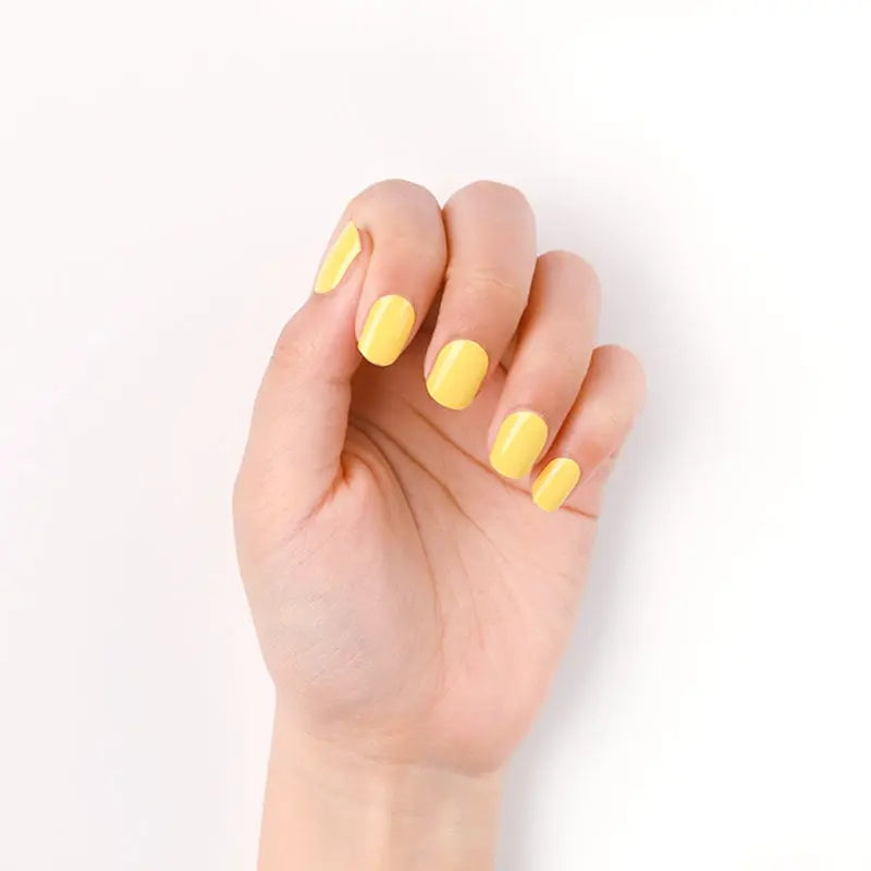 Lemon Yellow — Semi-Cured Gel Nail Wraps