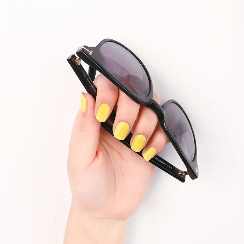 Lemon Yellow — Semi-Cured Gel Nail Wraps