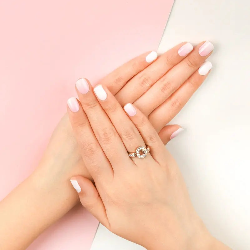 Pink Gradient — Semi-Cured Gel Nail Wraps