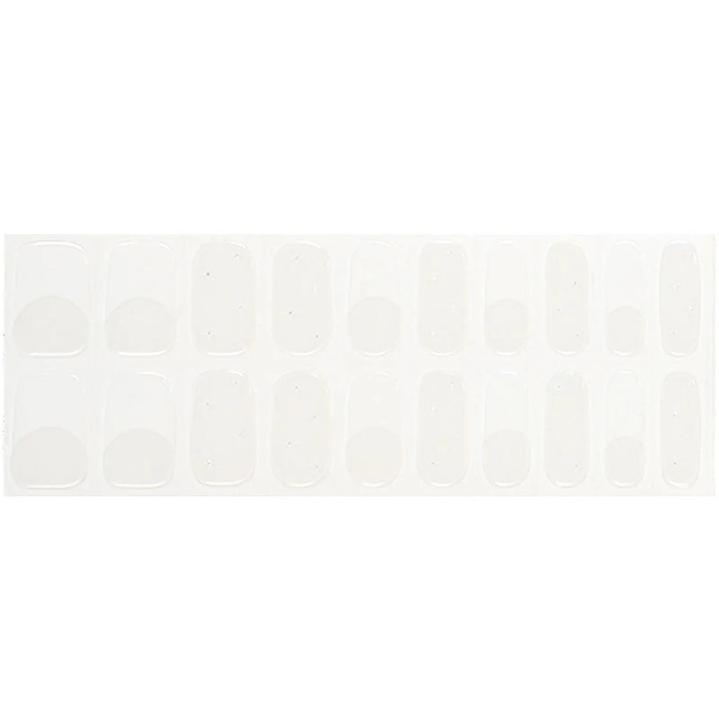 Minimalist White Stars — Semi-Cured Gel Nail Wraps