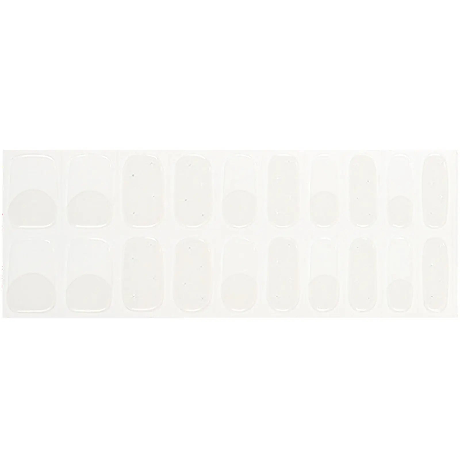 Minimalist White Stars — Semi-Cured Gel Nail Wraps