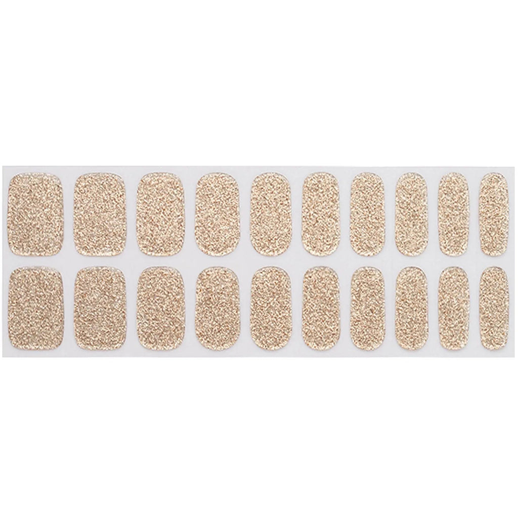 Golden Shine — Semi-Cured Gel Nail Wraps