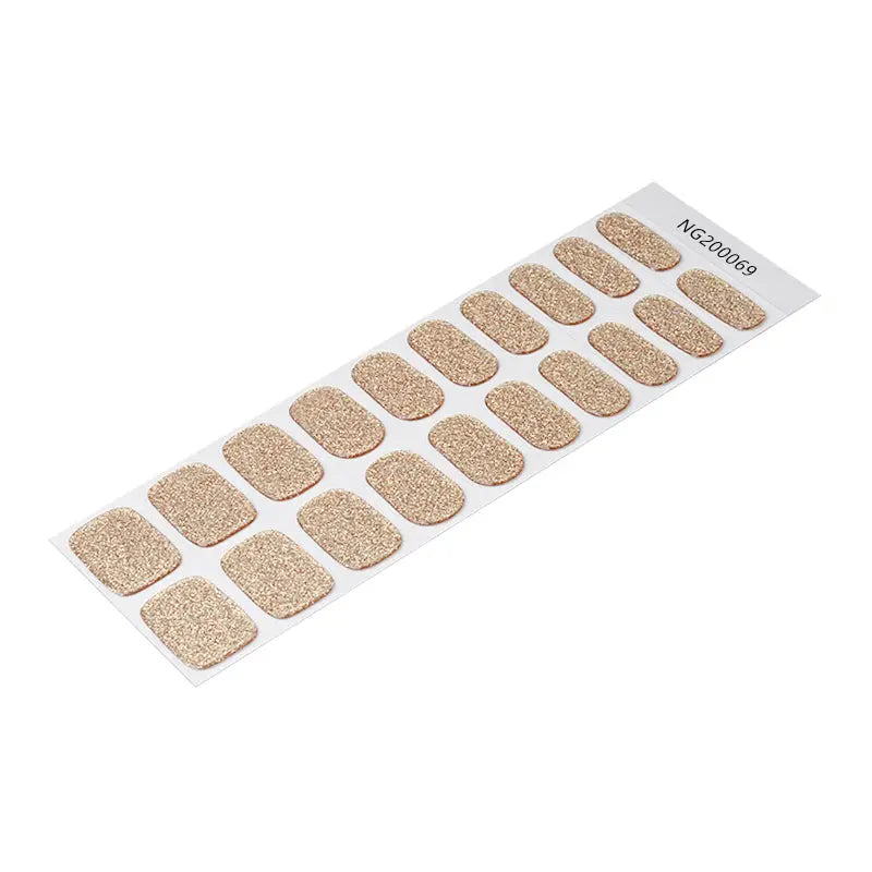 Golden Shine — Semi-Cured Gel Nail Wraps