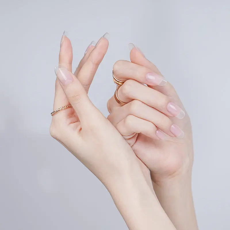 Pure Transparent — Semi-Cured Gel Nail Wraps