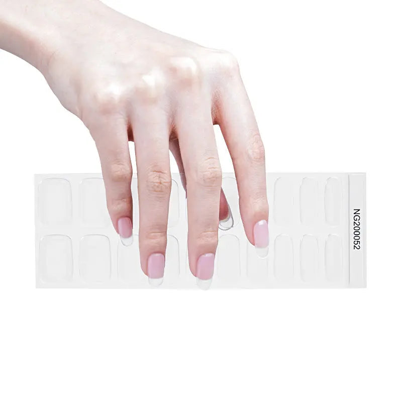 Pure Transparent — Semi-Cured Gel Nail Wraps