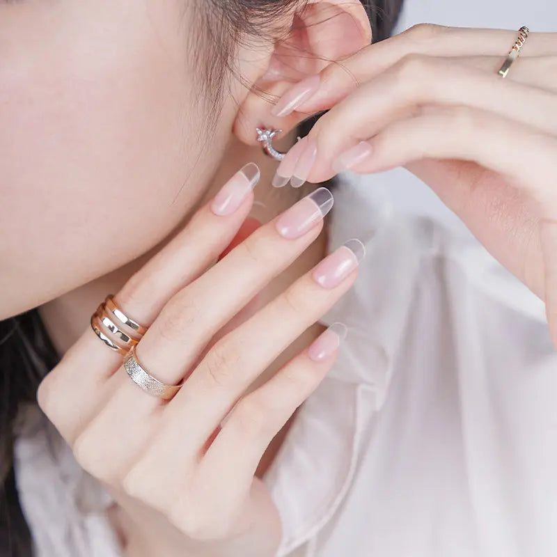 Pure Transparent — Semi-Cured Gel Nail Wraps