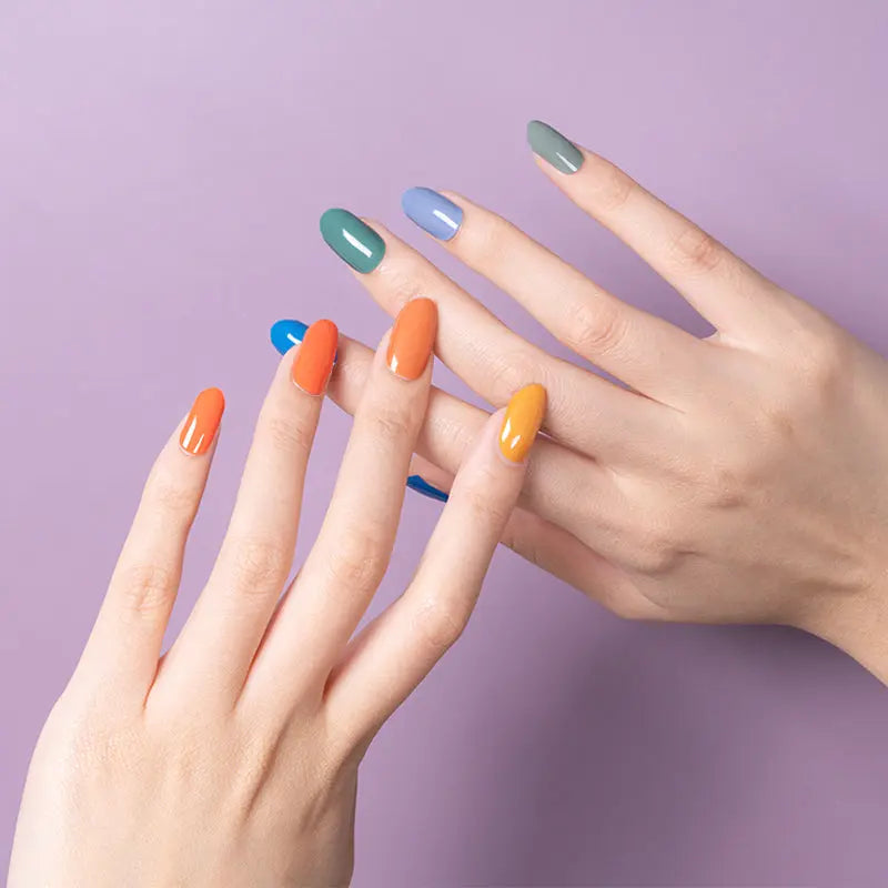 Rainbow — Semi-Cured Gel Nail Wraps
