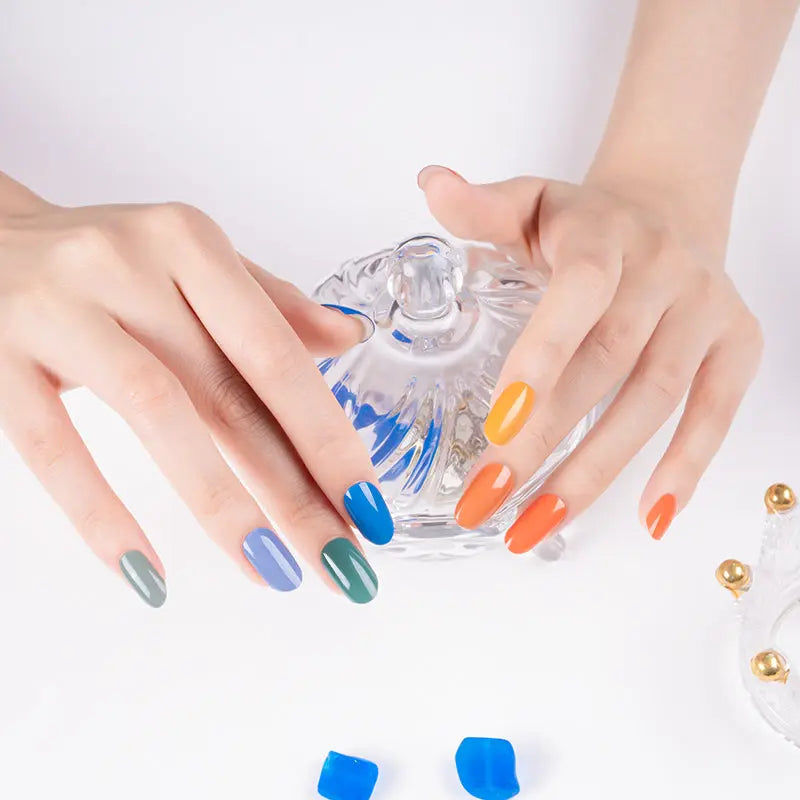 Rainbow — Semi-Cured Gel Nail Wraps